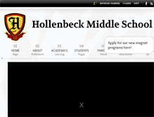 Tablet Screenshot of hollenbeckms.org